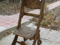 JILT-lemn de brad incizat cu motive populare.Dim.170x55x60cm