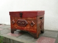 CUFAR-lemn de brad si tei sculptat.Dim.90x54x60cm