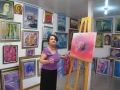 Artista in atelier